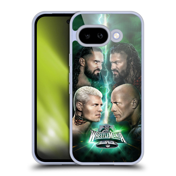 WWE Wrestlemania 40 Key Art Poster Soft Gel Case for Google Pixel 9A