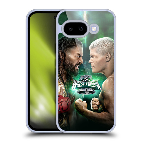WWE Wrestlemania 40 Roman Vs Cody Soft Gel Case for Google Pixel 9A