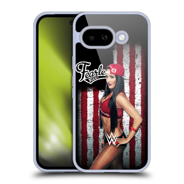 WWE American Flag Superstars Nikki Bella Soft Gel Case for Google Pixel 9A