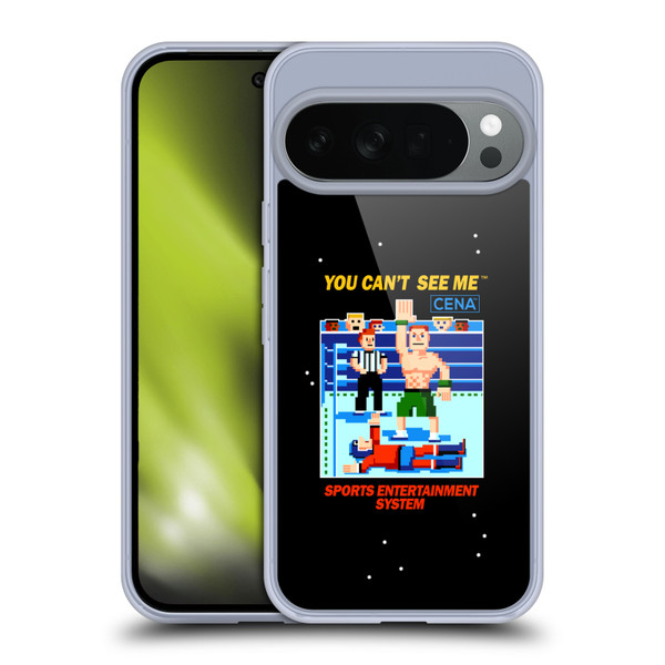 WWE 2017/18 Superstars John Cena 8-Bit Retro Soft Gel Case for Google Pixel 10