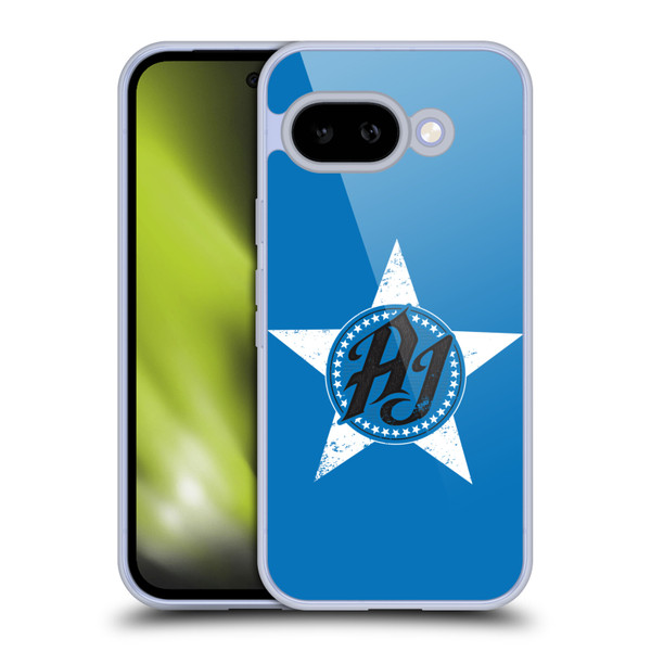WWE Superstars 8 AJ Styles Logo Star Soft Gel Case for Google Pixel 9A