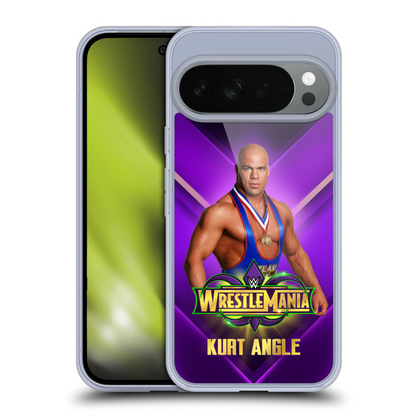 WWE Wrestlemania 34 Superstars Kurt Angle Soft Gel Case for Google Pixel 10