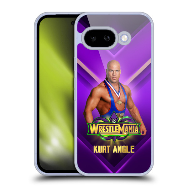 WWE Wrestlemania 34 Superstars Kurt Angle Soft Gel Case for Google Pixel 9A