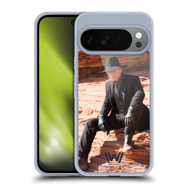 Westworld Characters Man In Black Soft Gel Case for Google Pixel 10