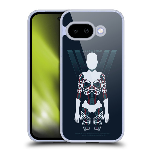 Westworld Graphics Human Host Soft Gel Case for Google Pixel 9A