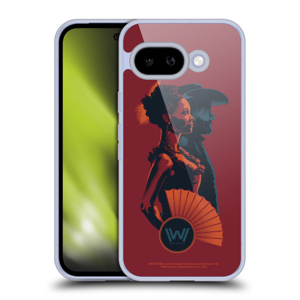 Westworld Graphics Maeve And Hector Soft Gel Case for Google Pixel 9A