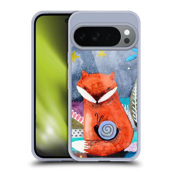 Wyanne Animals Nighty Nite Fox Soft Gel Case for Google Pixel 10