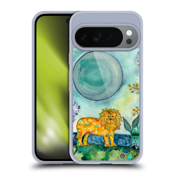 Wyanne Animals 2 Painted Lion Soft Gel Case for Google Pixel 10