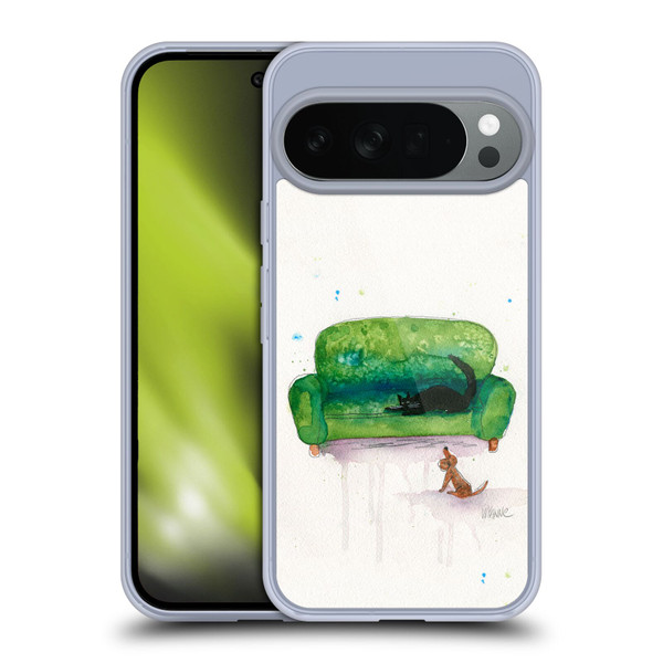Wyanne Animals 2 Couch Cat and Dog Soft Gel Case for Google Pixel 10