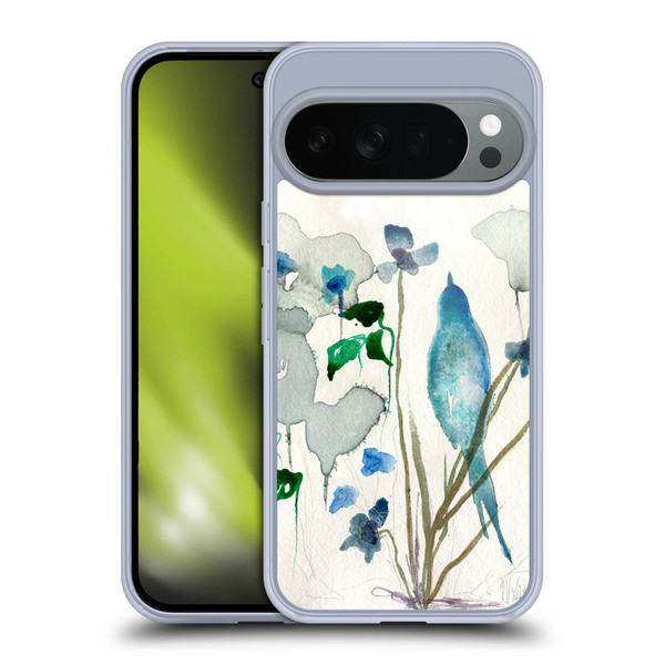 Wyanne Birds Bluebird Raindrops Soft Gel Case for Google Pixel 10