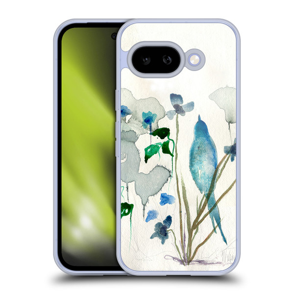 Wyanne Birds Bluebird Raindrops Soft Gel Case for Google Pixel 9A