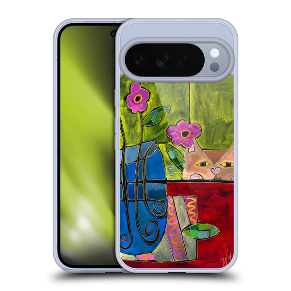 Wyanne Cat Peek A Boo Kitty Soft Gel Case for Google Pixel 10 Pro XL