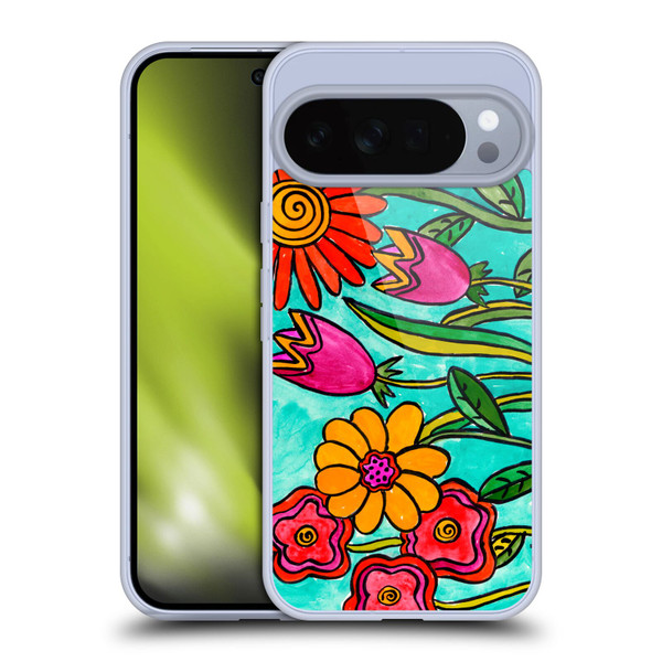 Wyanne Nature Funky Flowers Soft Gel Case for Google Pixel 10 Pro XL