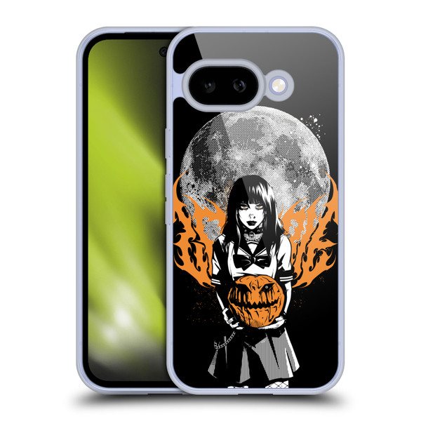 Zombie Makeout Club Graphics Halloween Pumpkin Soft Gel Case for Google Pixel 9A