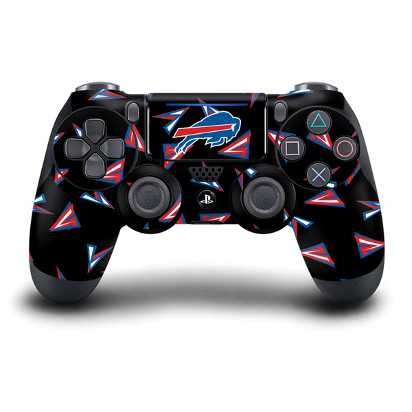 NFL Buffalo Bills Geometric Pattern Vinyl Sticker Skin Decal Cover for Sony DualShock 4 Controller