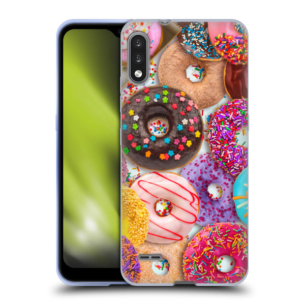 Aimee Stewart Colourful Sweets Donut Noms Soft Gel Case for LG K22
