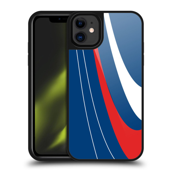 Ameritech Graphics Red And White Swirl Gel Armour Case For Apple iPhone 11