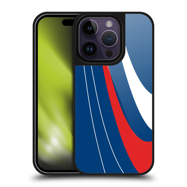 Ameritech Graphics Red And White Swirl Gel Armour Case For Apple iPhone 14 Pro