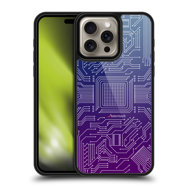 Ameritech Graphics Circuit Board Gel Armour Case For Apple iPhone 16 Pro Max