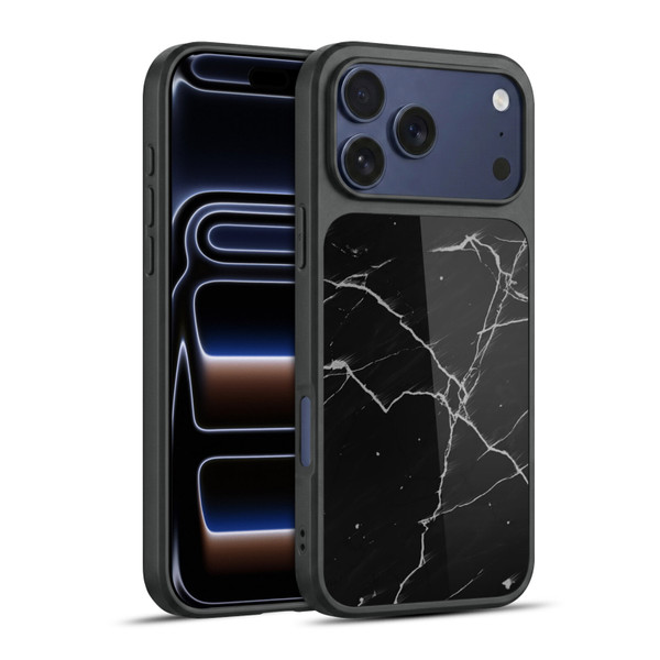 Alyn Spiller Marble Black Gel Armour Case For Apple iPhone 17 Pro Max