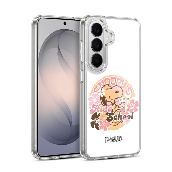 Peanuts Beach Snoopy Hula School Soft Gel Case for Samsung Galaxy S26 Plus