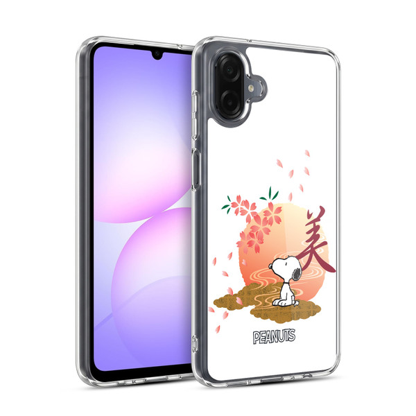 Peanuts Oriental Snoopy Sakura Soft Gel Case for Samsung Galaxy A07 4G