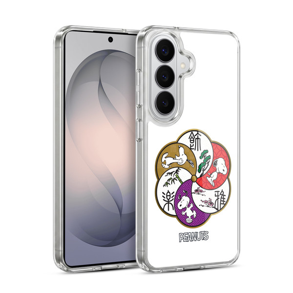 Peanuts Oriental Snoopy Badges Soft Gel Case for Samsung Galaxy S26 Plus