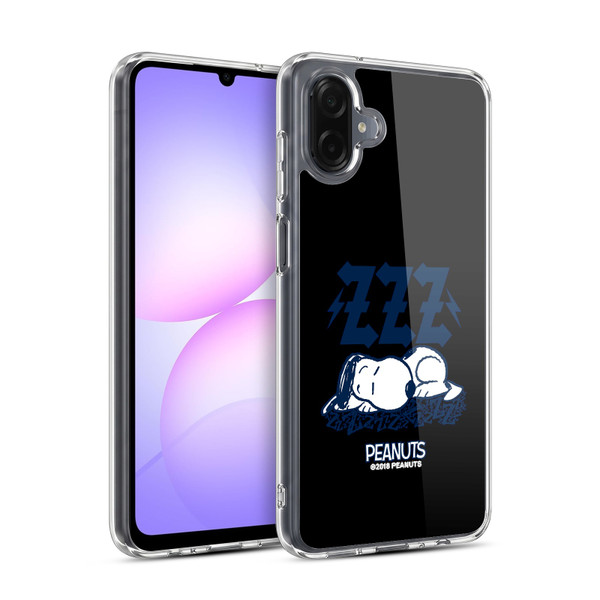 Peanuts Rock Tees Snoopy Sleepy Soft Gel Case for Samsung Galaxy A07 4G