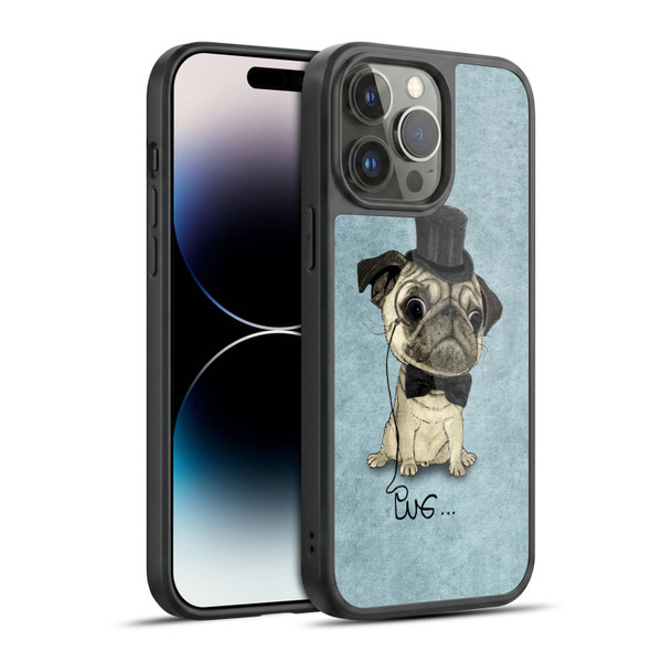 Barruf Dogs Gentle Pug Gel Armour Case For Apple iPhone 14 Pro Max
