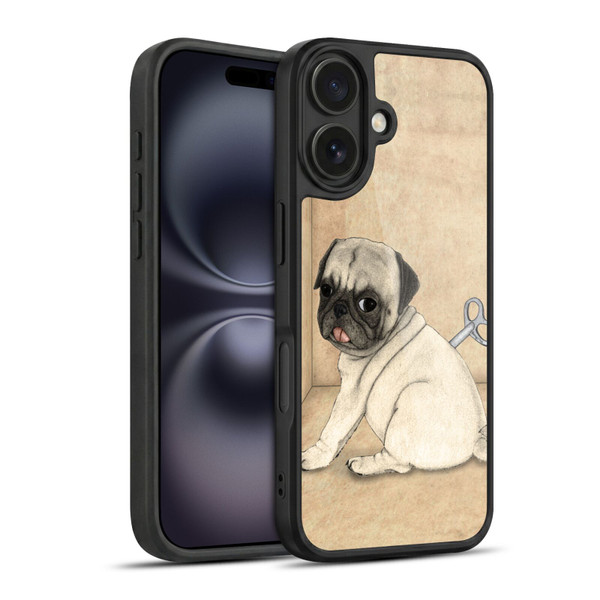 Barruf Dogs Pug Toy Gel Armour Case For Apple iPhone 16