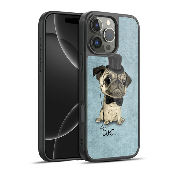 Barruf Dogs Gentle Pug Gel Armour Case For Apple iPhone 16 Pro Max