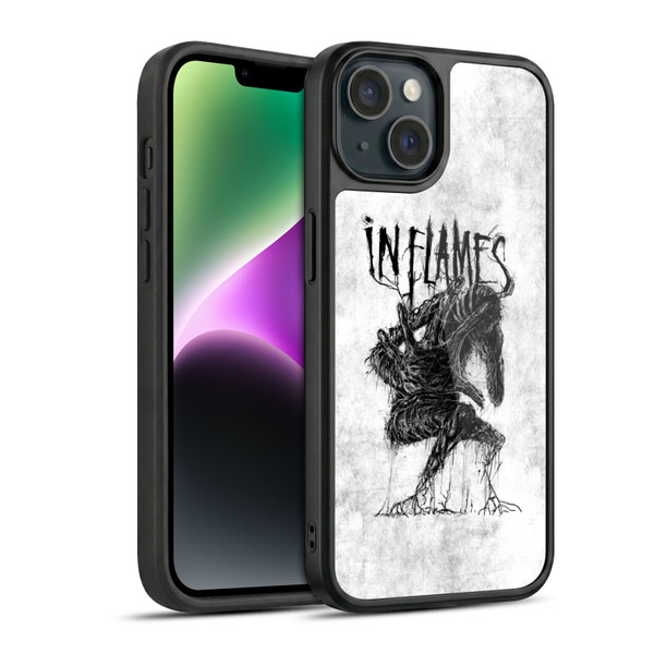In Flames Metal Grunge Big Creature Gel Armour Case For Apple iPhone 14