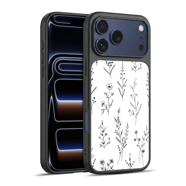 Anis Illustration Wildflowers White Gel Armour Case For Apple iPhone 17 Pro Max