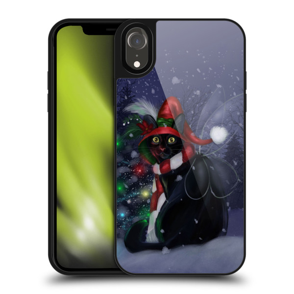Ash Evans Black Cats Yuletide Cheer Gel Armour Case For Apple iPhone XR