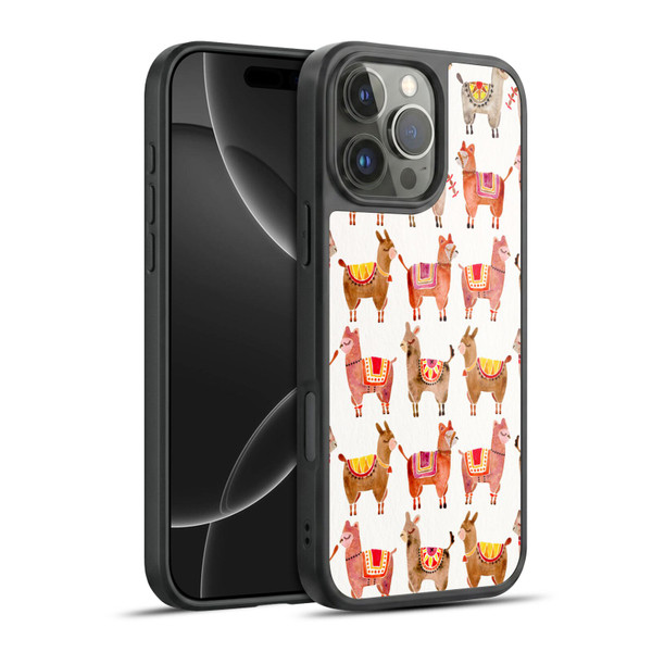 Cat Coquillette Animals Alpacas Gel Armour Case For Apple iPhone 16 Pro Max