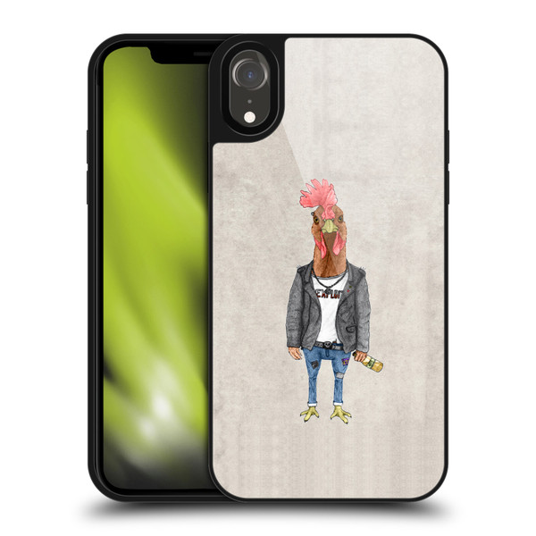 Barruf Animals Punk Rooster Gel Armour Case For Apple iPhone XR