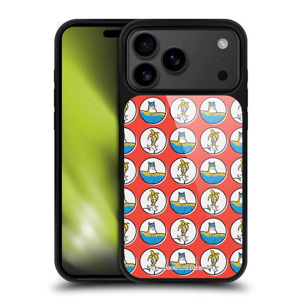 Beano Bananaman Patterns Red Circles Gel Armour Case For Apple iPhone 17 Pro Max