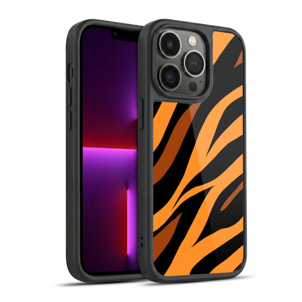Grace Illustration Animal Prints Tiger Gel Armour Case For Apple iPhone 13 Pro