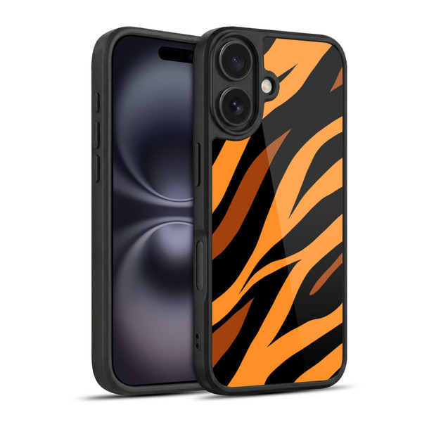 Grace Illustration Animal Prints Tiger Gel Armour Case For Apple iPhone 16