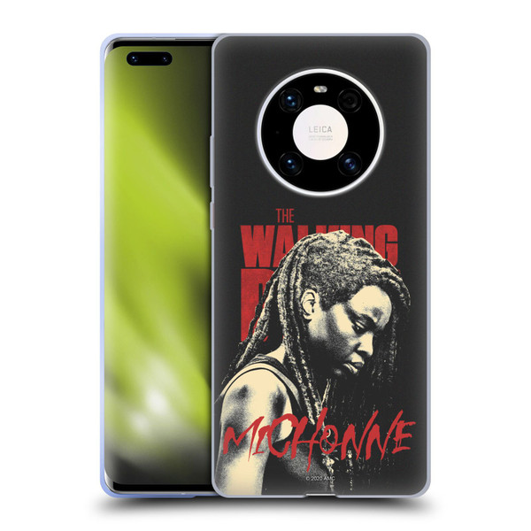 AMC The Walking Dead Season 10 Character Portraits Michonne Soft Gel Case for Huawei Mate 40 Pro 5G