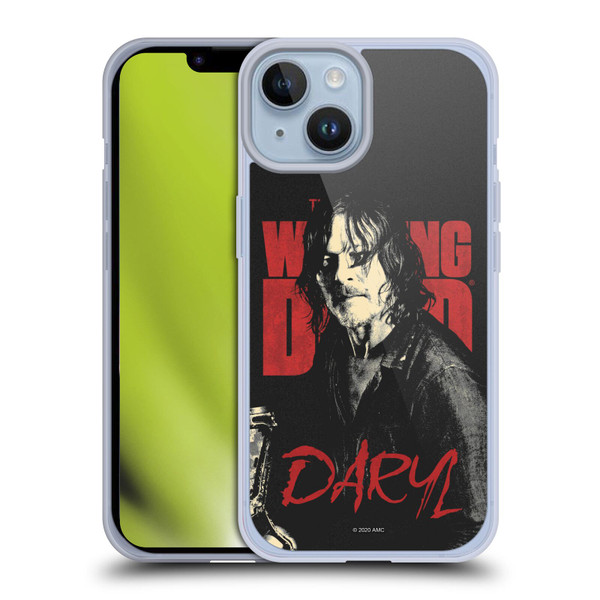 AMC The Walking Dead Season 10 Character Portraits Daryl Soft Gel Case for Apple iPhone 14