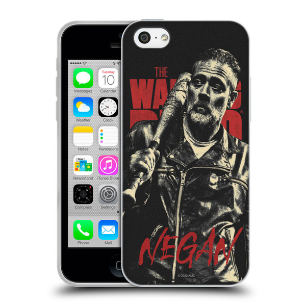 AMC The Walking Dead Season 10 Character Portraits Negan Soft Gel Case for Apple iPhone 5c