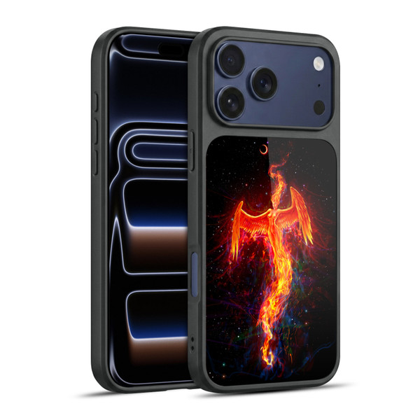 Christos Karapanos Mythical Fireborn Gel Armour Case For Apple iPhone 17 Pro Max