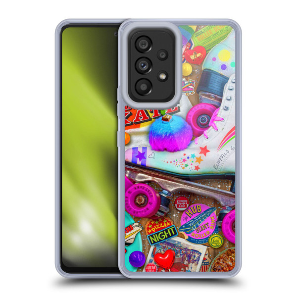 Aimee Stewart Colourful Sweets Skate Night Soft Gel Case for Samsung Galaxy A53 5G (2022)