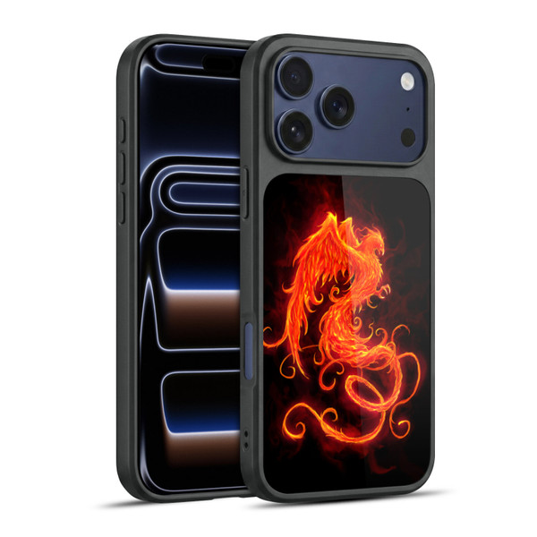 Christos Karapanos Phoenix On Fire Gel Armour Case For Apple iPhone 17 Pro Max