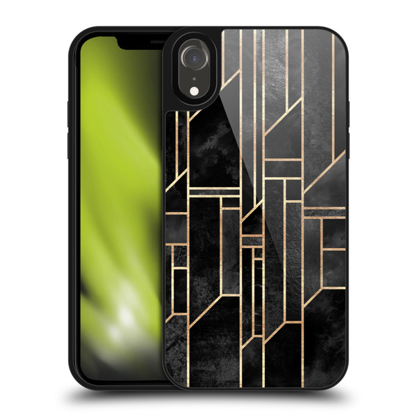 Elisabeth Fredriksson Geometric Design And Pattern Black Skies Gel Armour Case For Apple iPhone XR