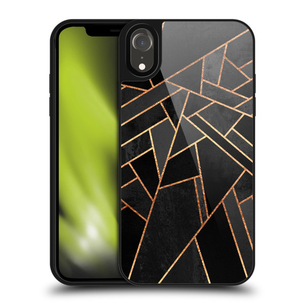 Elisabeth Fredriksson Geometric Design And Pattern Black Night Gel Armour Case For Apple iPhone XR