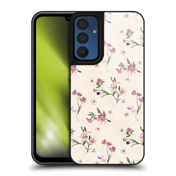 Micklyn Le Feuvre Florals Scattered Gel Armour Case For Samsung Galaxy A15