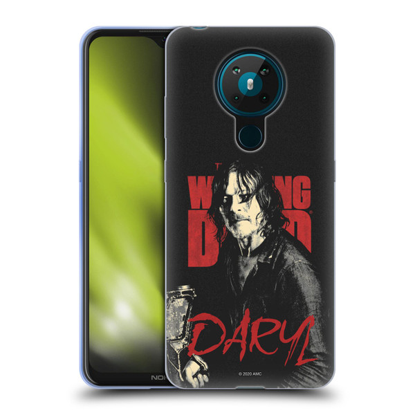 AMC The Walking Dead Season 10 Character Portraits Daryl Soft Gel Case for Nokia 5.3