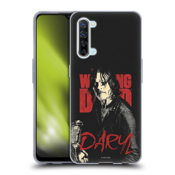 AMC The Walking Dead Season 10 Character Portraits Daryl Soft Gel Case for OPPO Find X2 Lite 5G